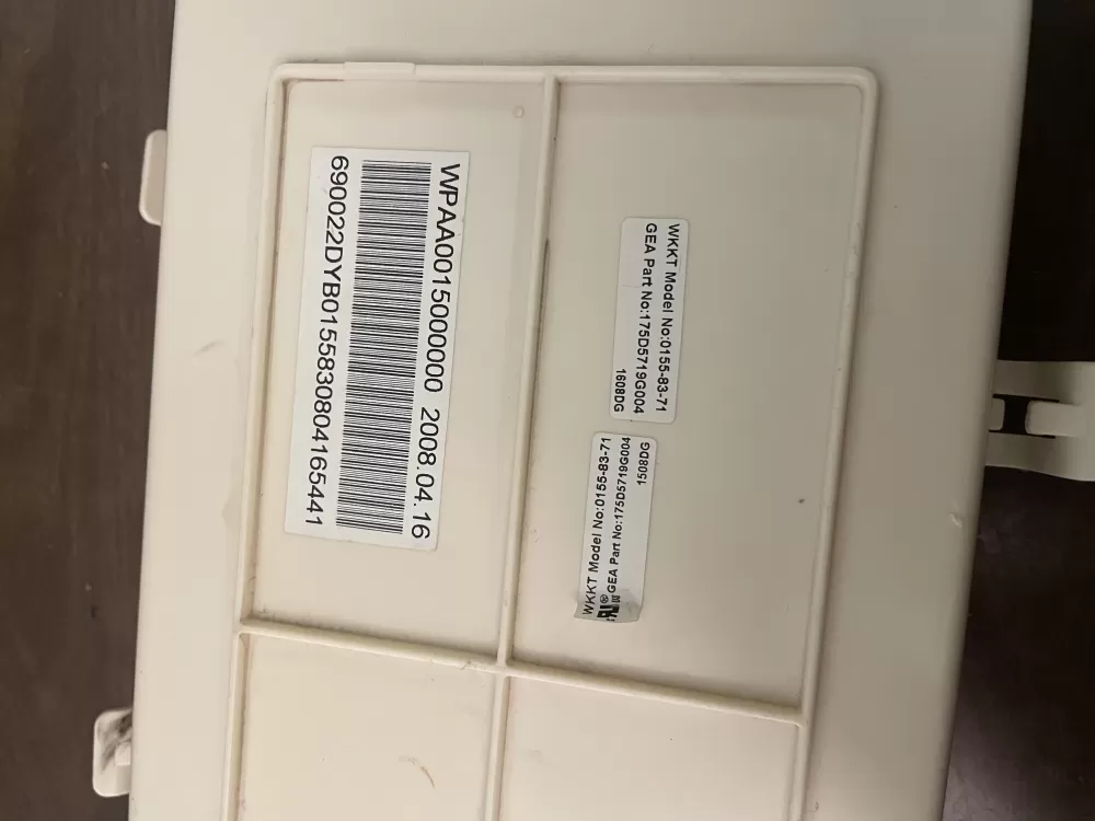 GE 175D5719G004 WPAA0015000000 Washer Control Board AZ99285 | KMV139
