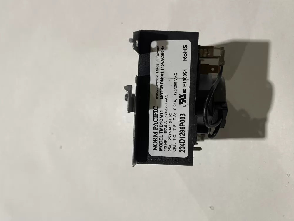 Hotpoint  General Electric AP5805477 WE4M355 WE4M357 WE04X20415 PS9491767 234D1296P003 Dryer Timer