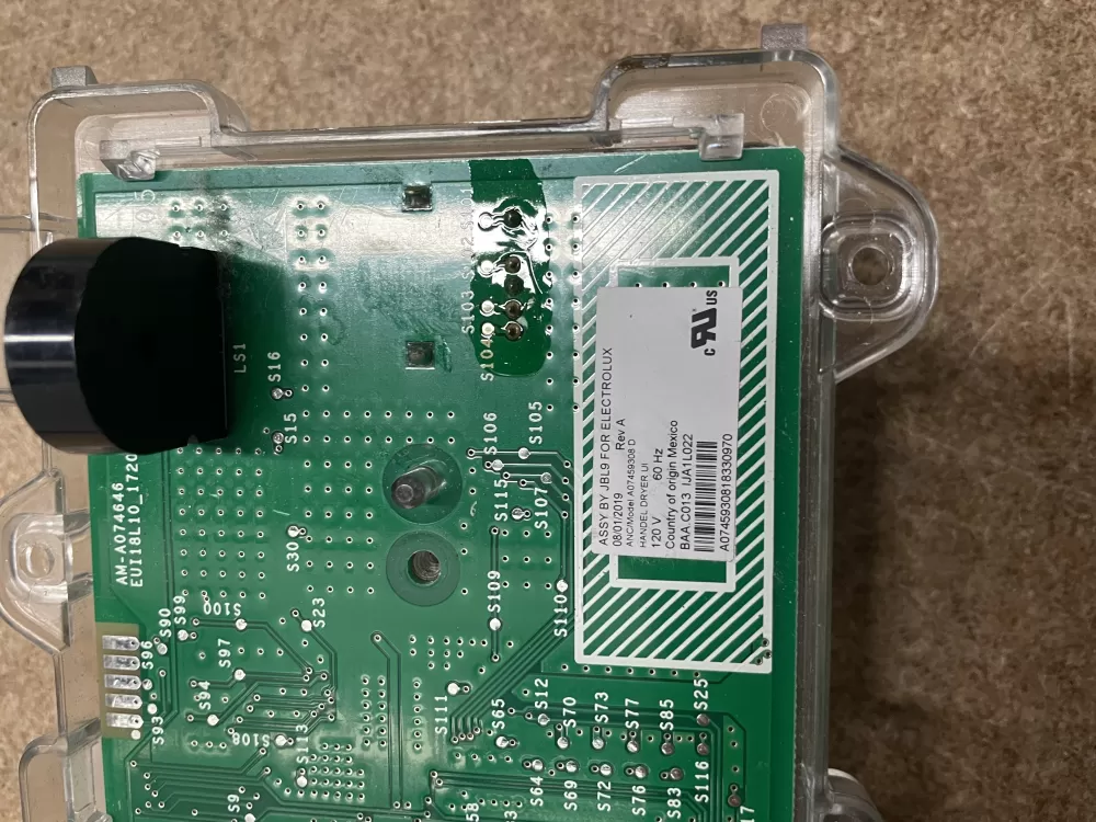 Frigidaire A07459307 A07459308 Dryer Control AZ3602 | KM1471