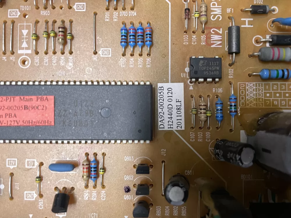 Samsung DA92 00205B 00419B Refrigerator Control Board AZ208841 | Wm1988