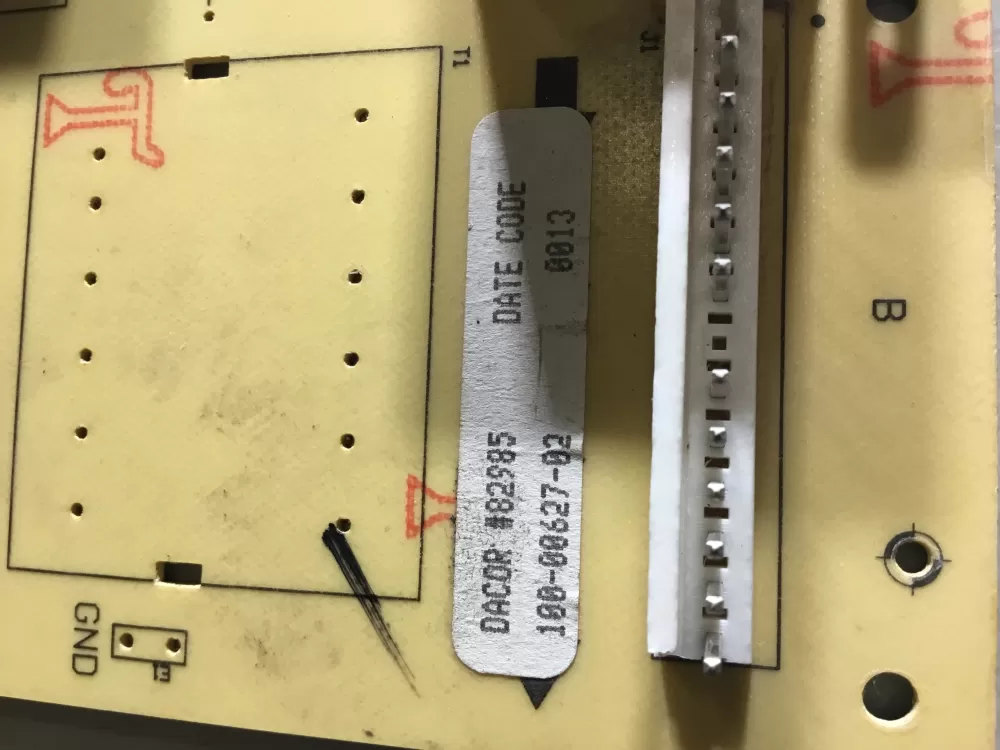  Dacor 100 00627 02 82985 Oven Control Board AZ47434 | NR633