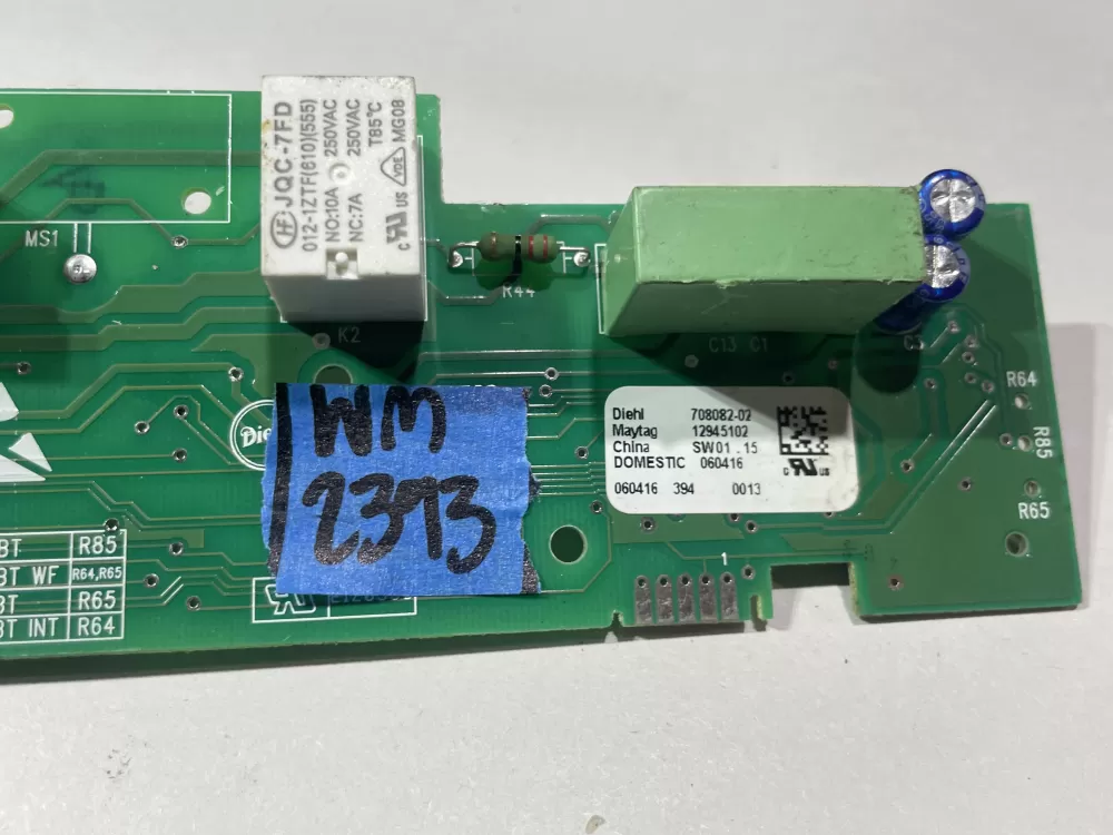 Maytag 02 12945102 Refrigerator Jenn Air 129451 Control Board AZ142280 | Wm2393