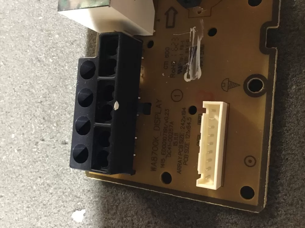 Samsung DC41 00257A Dryer Control Board AZ101933 | NR323