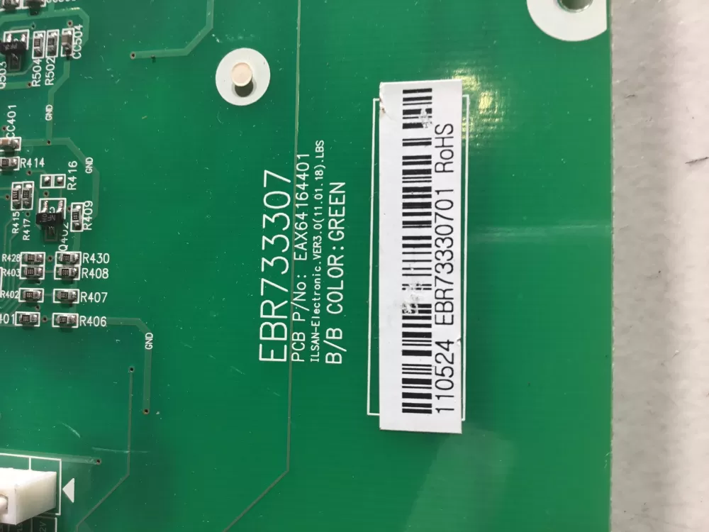 Kenmore LG EBR73330701 Refrigerator Control Board AZ43654 | NR87