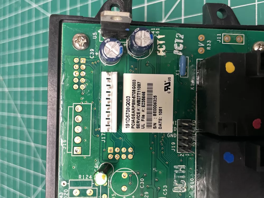 Genuine GE 191D5708G003 Range Oven Relay Board AZ229616 | Wm2161