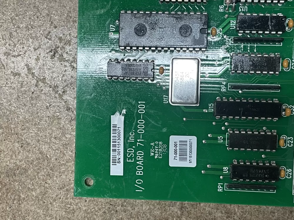 Speed Washer I/O Board Control 71-000-001 AZ20109 | KM1469