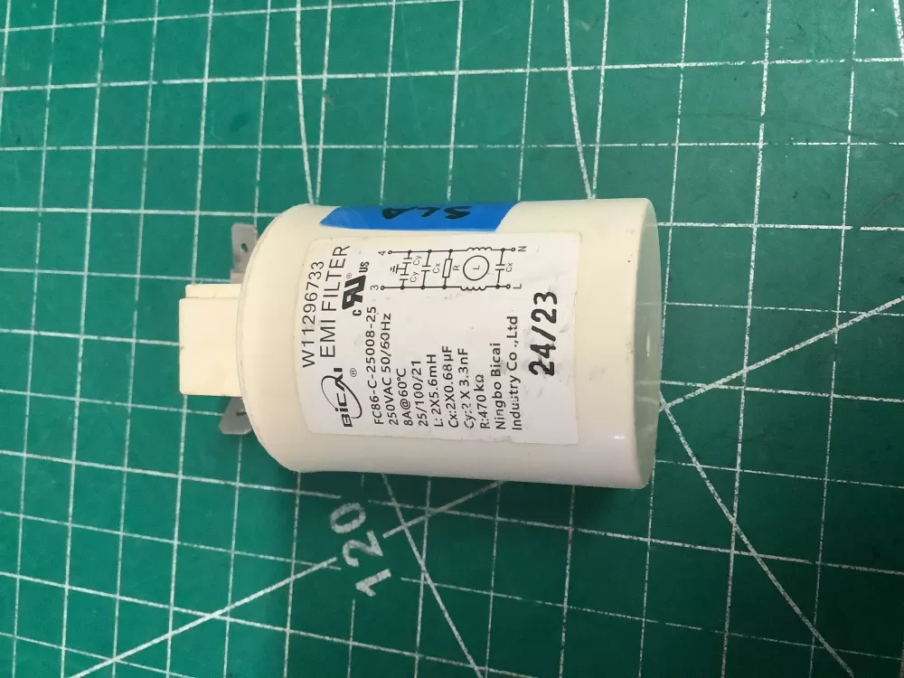 Whirlpool W11296733 W11638178 Washer Control Board Emi Filter AZ205648 | SL119