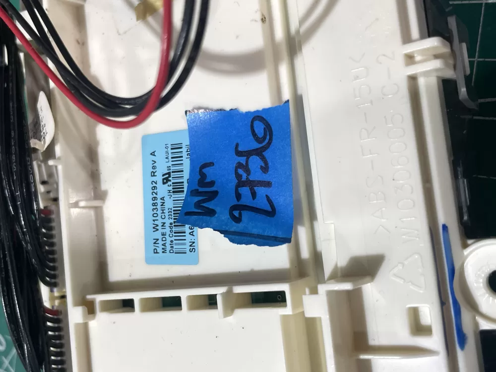 Whirlpool W10389292 Dryer User Interface Display Control Board AZ197537 | Wm2736