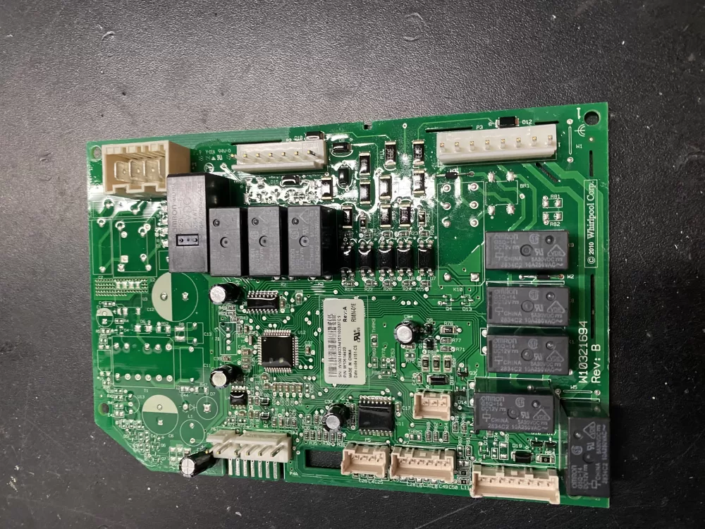 Whirlpool  Maytag  KitchenAid  Jenn-Air AP6329003 W10467104 W10614933 W10886280 WPW10614933 W11035835 PS12346620 Refrigerator Control Board