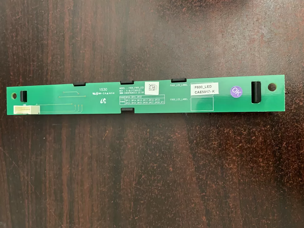 Samsung Dishwasher Display Module DD92-00038A AZ37343 | BK168