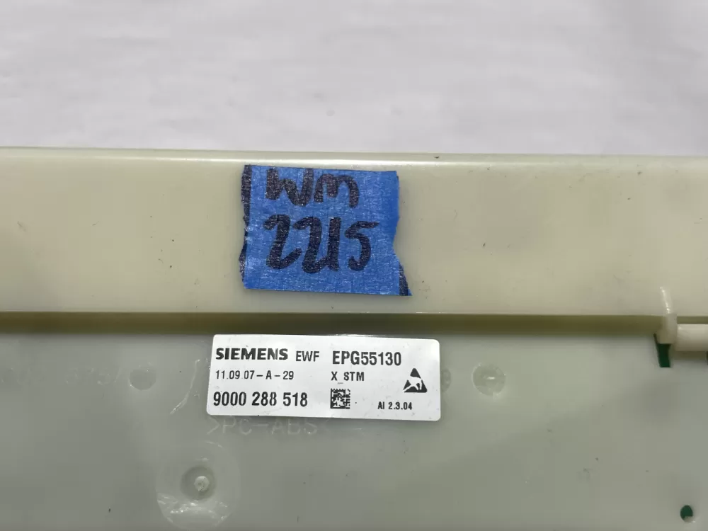 Bosch Siemens 9000288518 EPG55130 Dishwasher Control Board AZ121045 | Wm2215