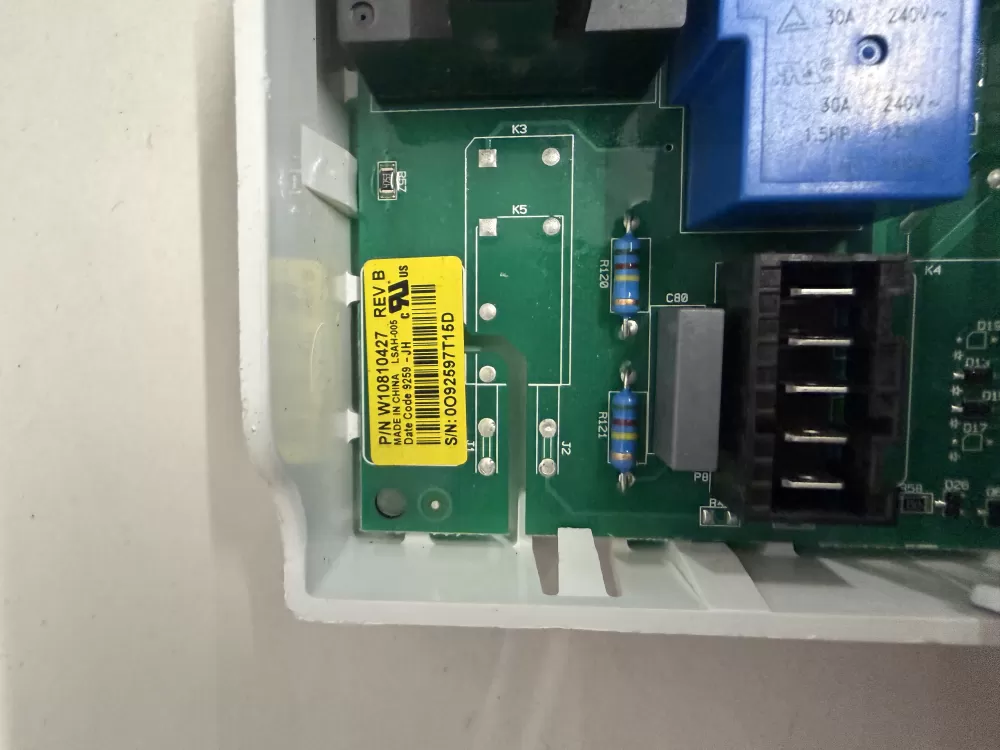 Whirlpool W10810427 Dryer Control Board AZ231541 | KM1814