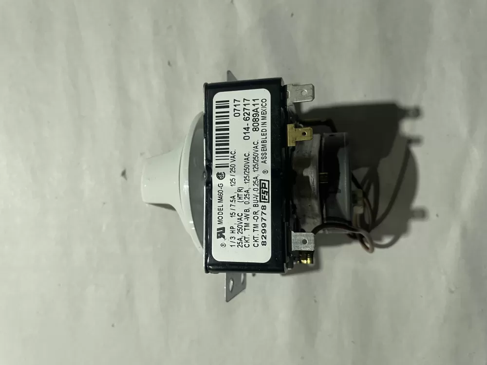 Whirlpool Kenmore Inglis Estate Amana WP8299778 AP6012586 8299778 909729 PS11745796 Washer Timer