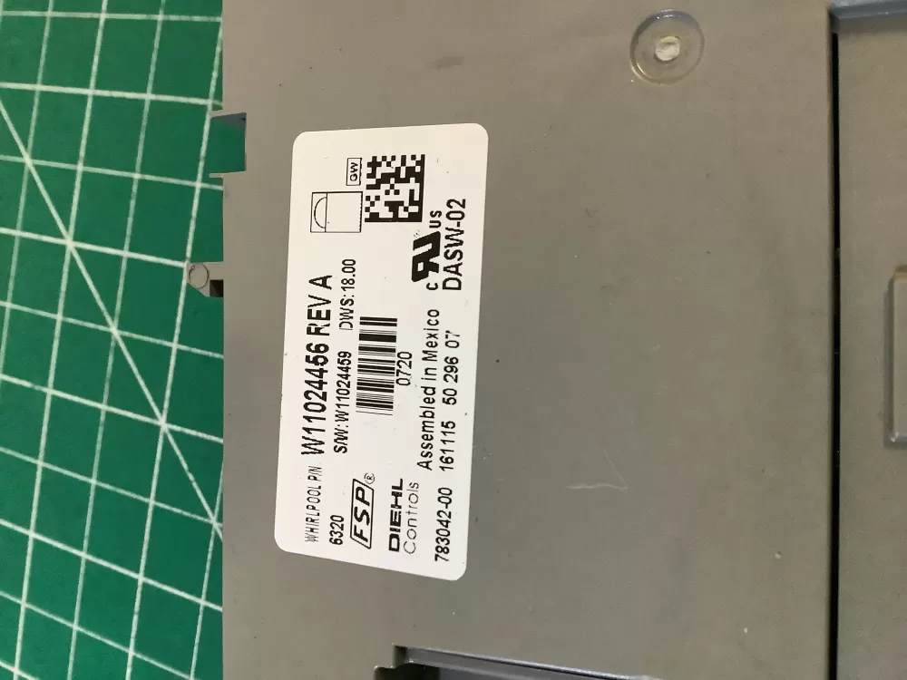 Whirlpool Kenmore W10877725 W11024456 Dishwasher Control Board AZ191553 | NR1413