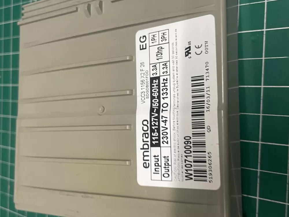 Kenmore W11087200 Refrigerator Control Board Inverter AZ202453 | Wm2679