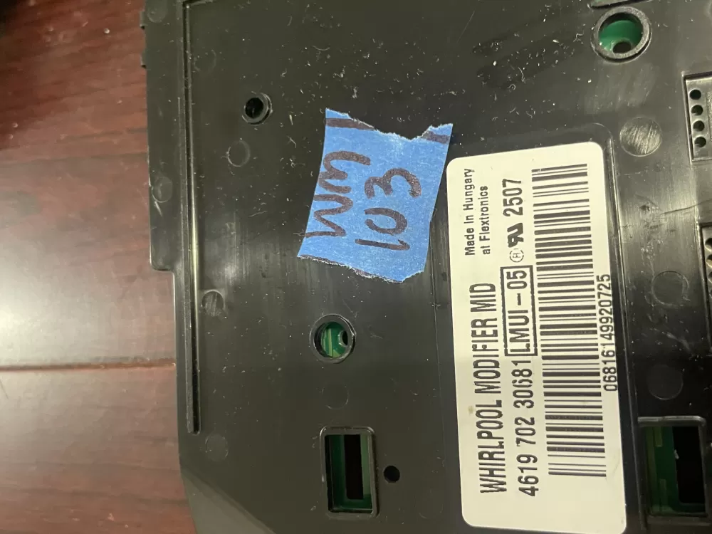 Whirlpool 4619 702 30681 461970230681 Washer Control Board AZ82483 | Wm103