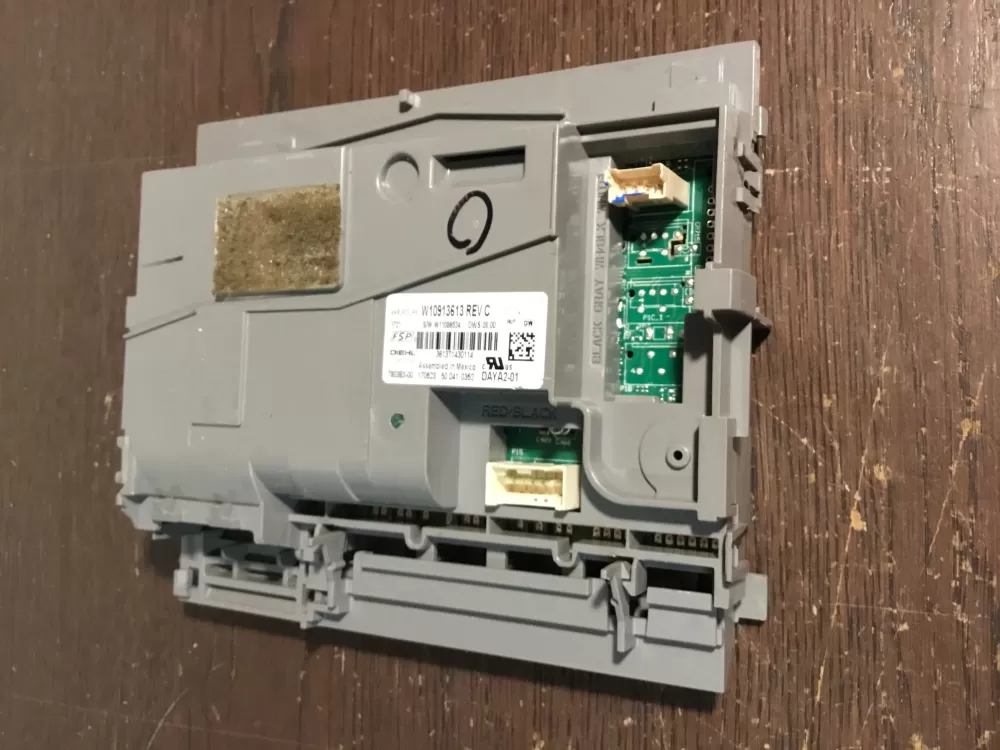 Whirlpool  KitchenAid W10913613 W10913615 W11087215 W11087217 W11170185 W11170187 W11227804 W11227810 W11305305 W11305307 W11339450 W11339456 W11353076 W11353078 W11341628 PS12744960 Dishwasher Control Board