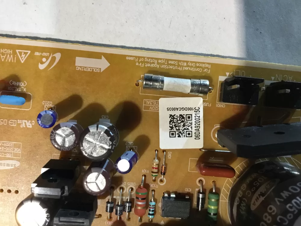 Samsung DA94-00680A DA92-00215C Refrigerator Control Board AZ151082 | BG1066