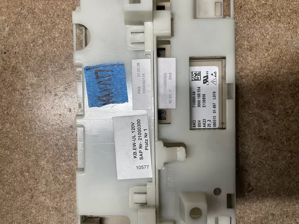 Bosch 9000188554 Dryer Control Board AZ13274 | KMV117