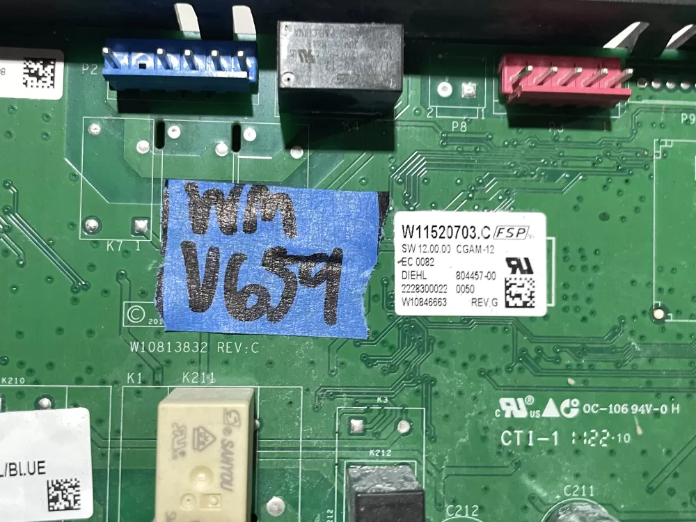 Amana W11520703 W11620526 Range Control Board AZ111756 | Wmv659