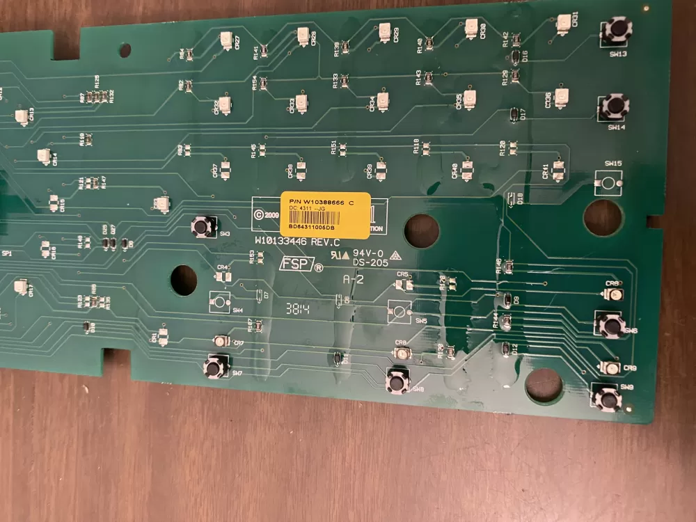 Maytag Whirlpool W10388666 Dryer Control Board AZ101868 | BK707