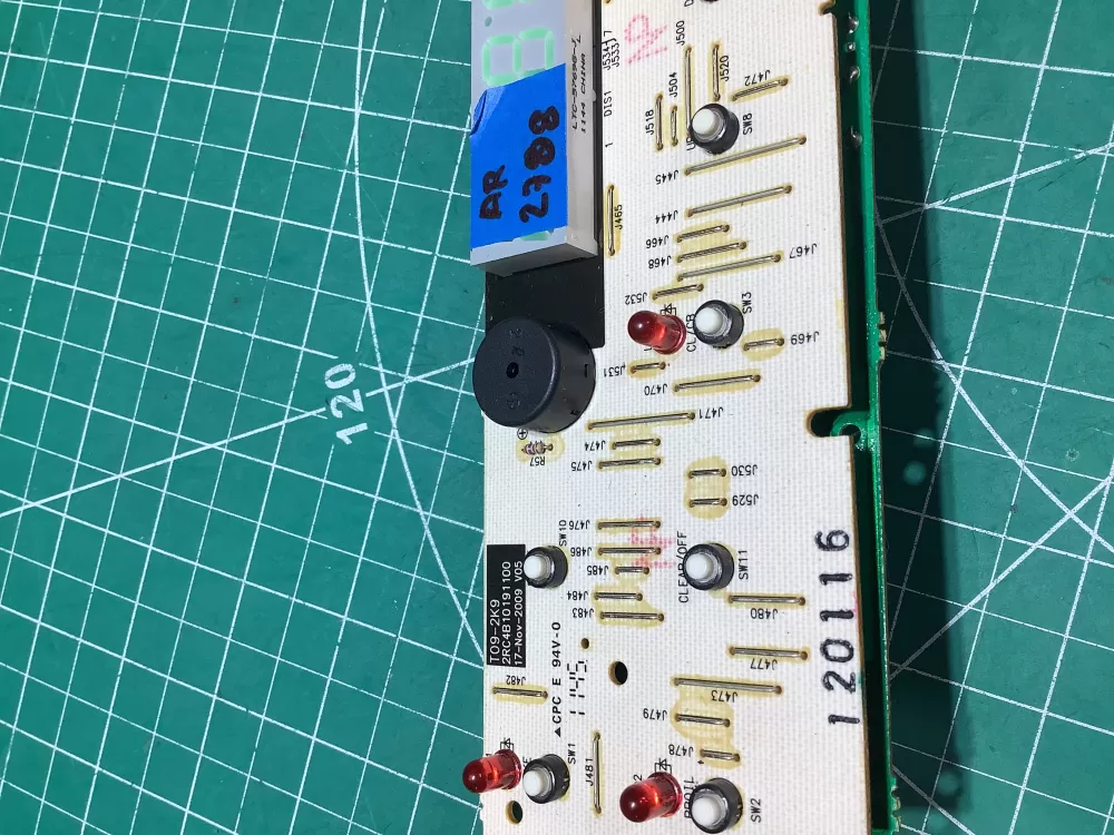 GE 2RC4B10191100 T09 2K9 Range Oven Control Board AZ183643 | AR2708