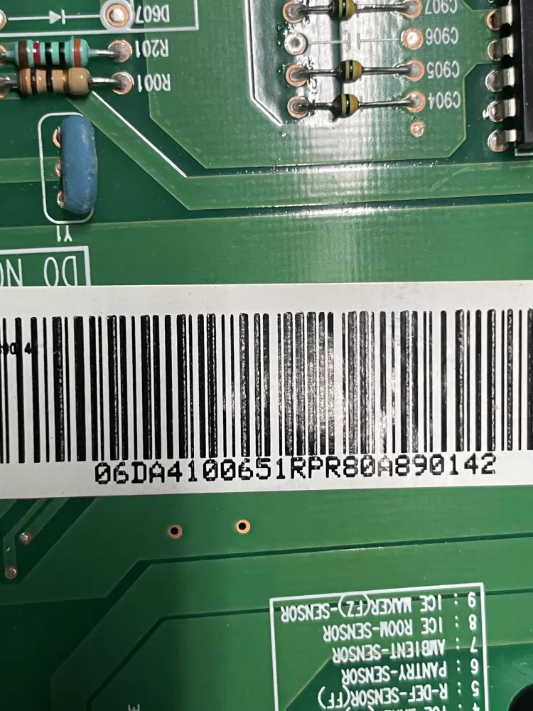 Samsung DA41 00651K Refrigerator Control Board AZ23075 | WM1048