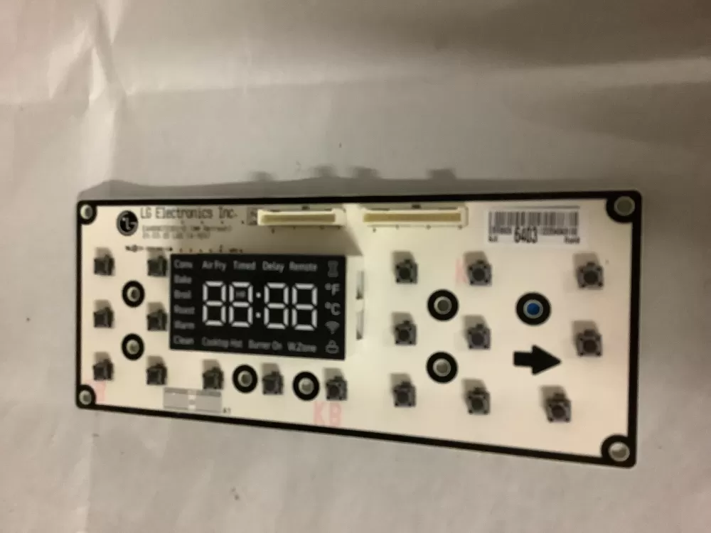 LG EBR89296403 Oven Range UI Display Control Board AZ208398 | ZC902