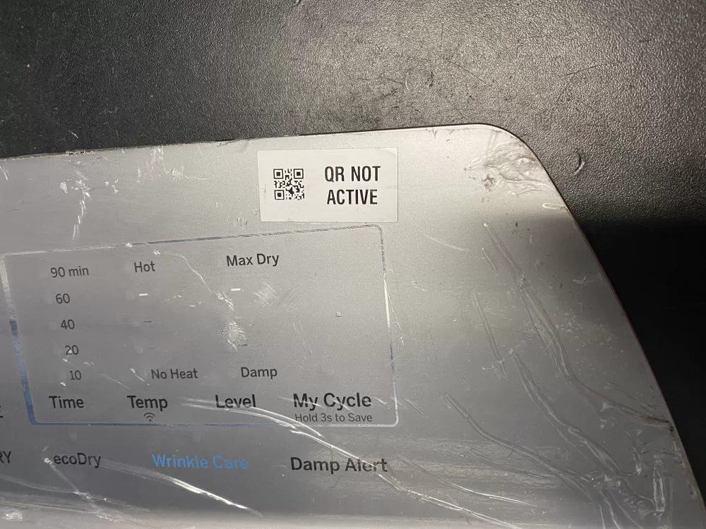 GE Dryer Touchpad Control Panel | WE22X33126 | 234D2996G006 AZ19532 | BK130