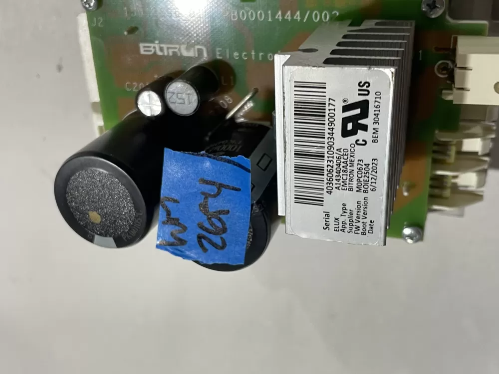 Electrolux A14340406/A  Washer Control Board AZ177935 | Wm2654