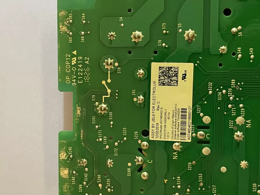 Electrolux Frigidaire Main Control Board 5304521907 AZ172484 | KM397