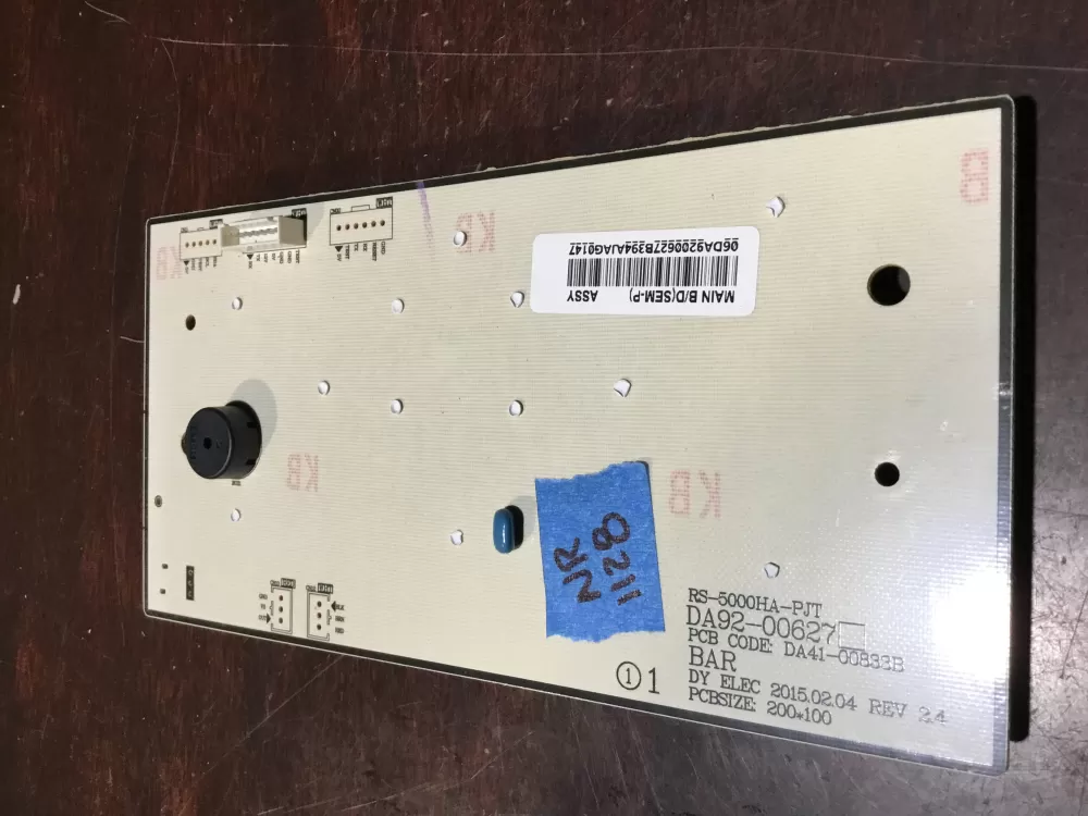 Samsung DA92 00627B Refrigerator Control Board Dispenser AZ69525 | NR1128