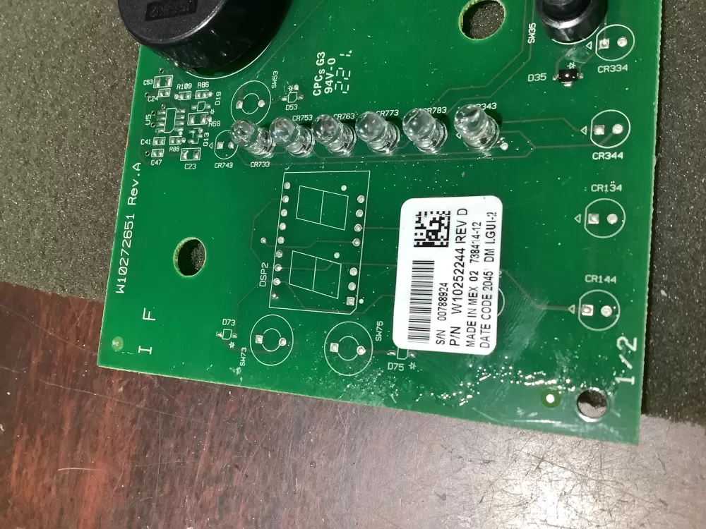 Whirlpool W10252244 Dryer Control Board AZ124589 | NR2260