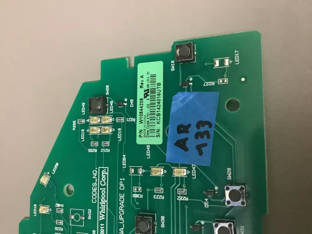 Whirlpool W10544205 WPW10536854 W10536854 Washer Control Board AZ201928 | AR133