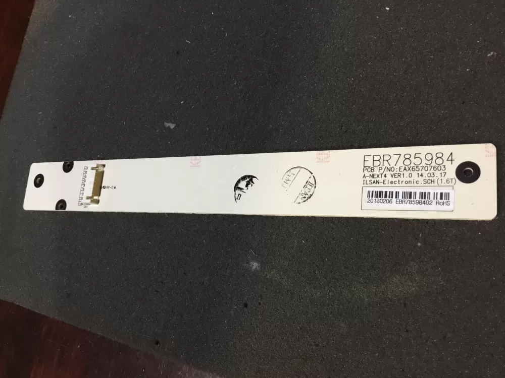 LG REFRIGERATOR CONTROL/DISPLAY BOARD PART # EBR78598402 AZ89980 | NR778