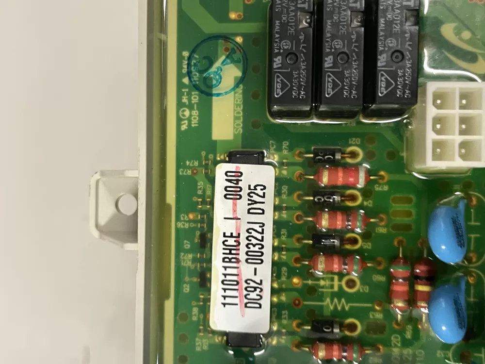 Samsung DC92 00322J Dryer Control Board AZ228620 | Wm155