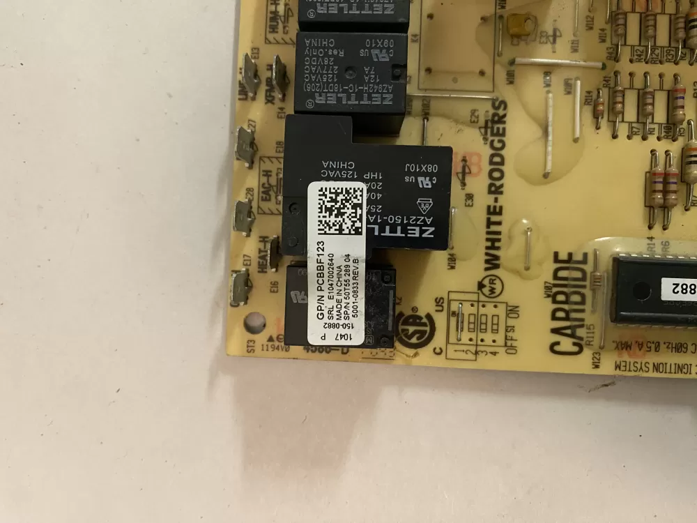White Rodgers PCBBF123 Furnace Control Board AZ123651 | BK2251