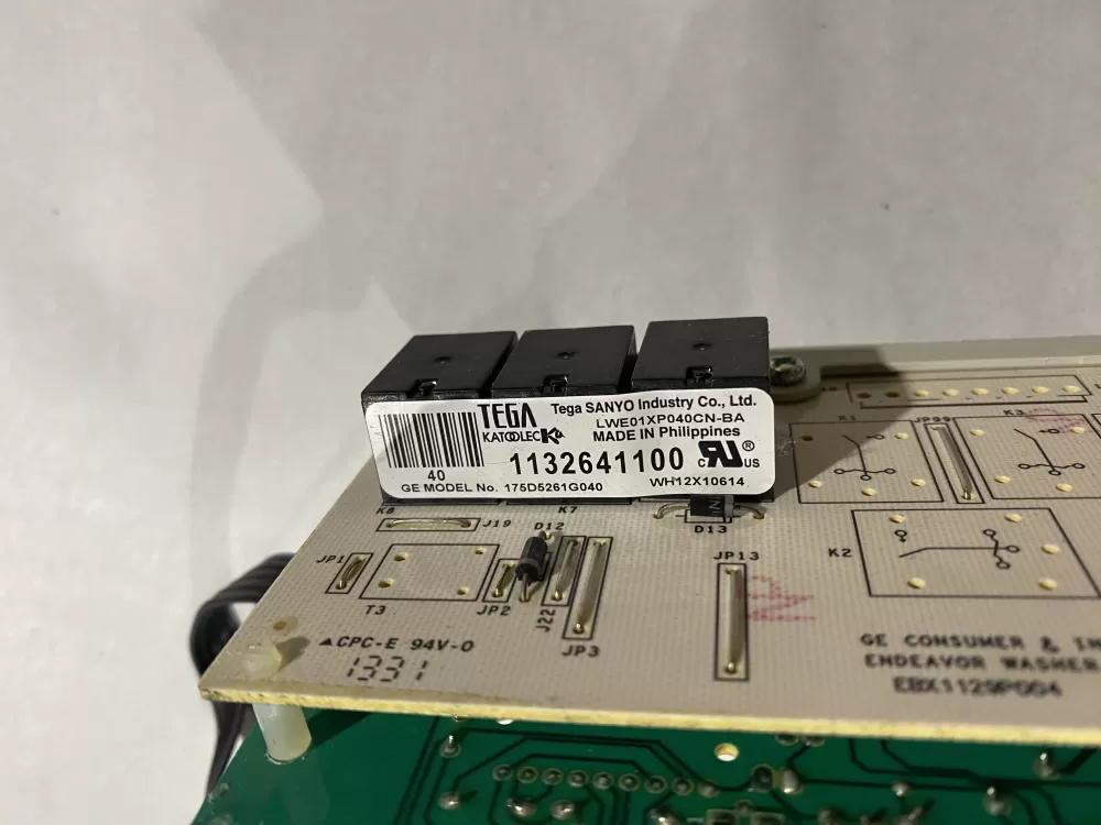 GE 175D5261G040 EBX1129P004 WH12X10614 Washer Control Board AZ189737 | BK86