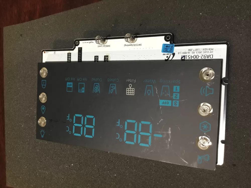 Samsung DA92-00451B Refrigerator Control Board Dispenser