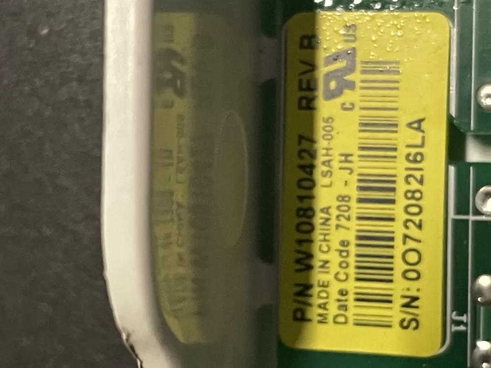 Whirlpool W10810427 Dryer Control Board AZ25758 | WM739