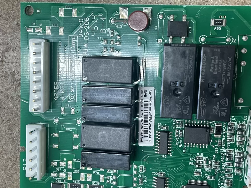 Whirlpool Kenmore W10751276 Refrigerator Control Board AZ20215 | KM1582