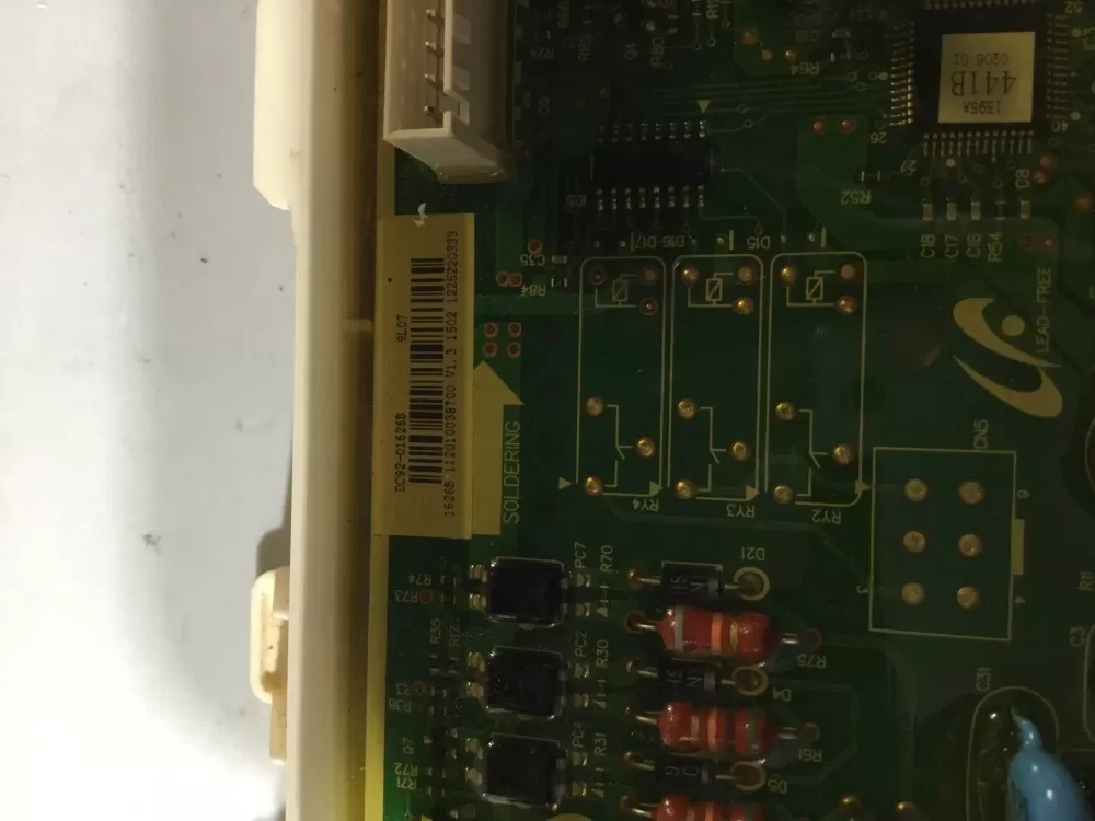 Samsung DC92-0125D Dryer Control Board AZ113215 | BG188