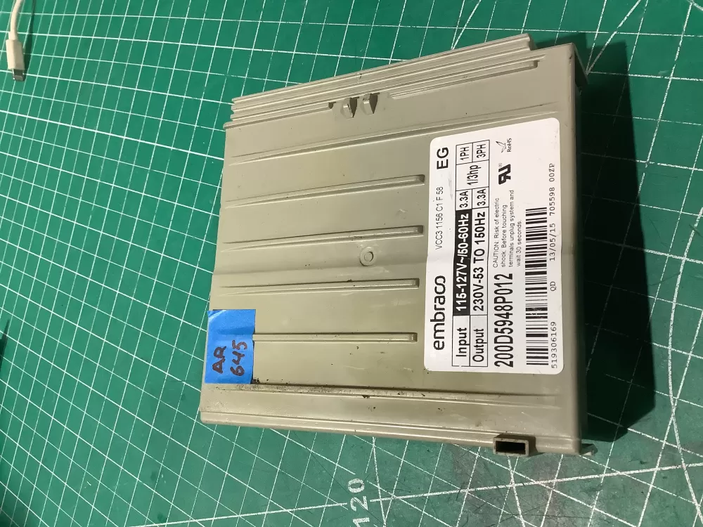 GE 200D5948P012 Refrigerator Control Board Inverter AZ196744 | AR645