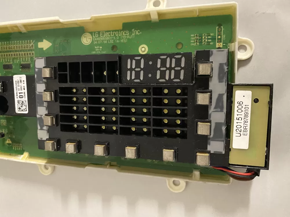 LG Washer Control User Interface Board AZ197575 | BKV896