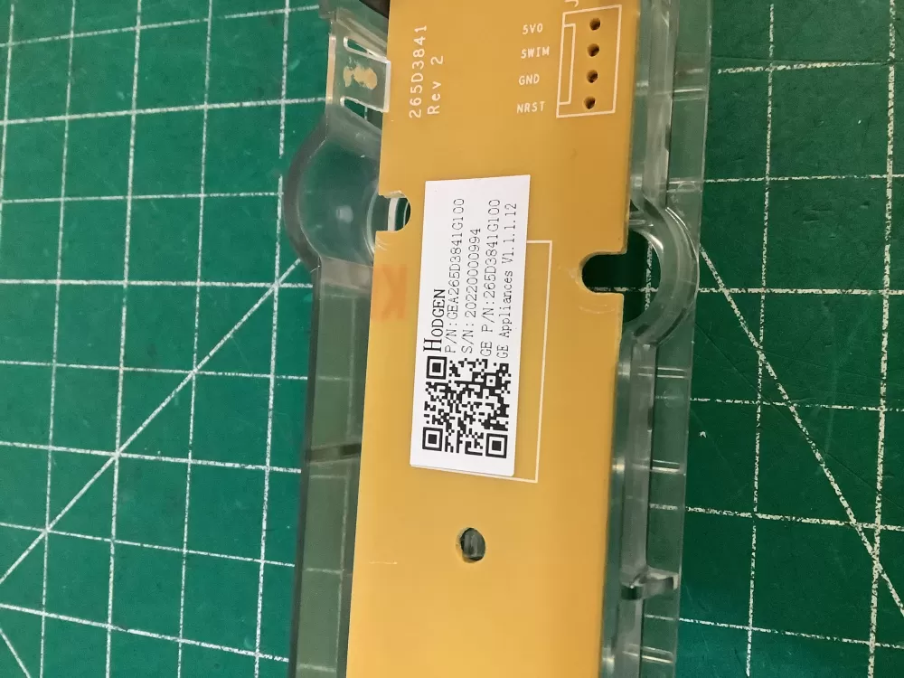 GE 265D3841G100 Wd21x26742 UI Control Board AZ199035 | NR2774