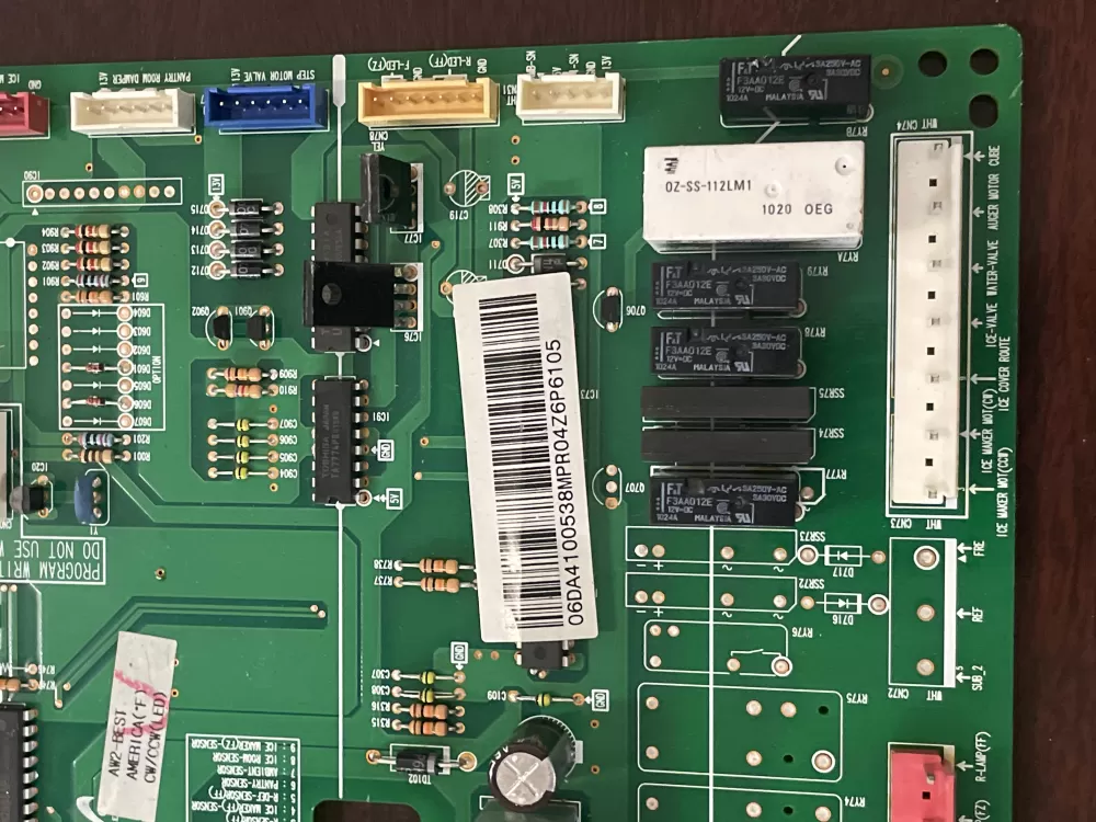 Samsung DA41 00538M Refrigerator Control Board AZ35818 | KM472