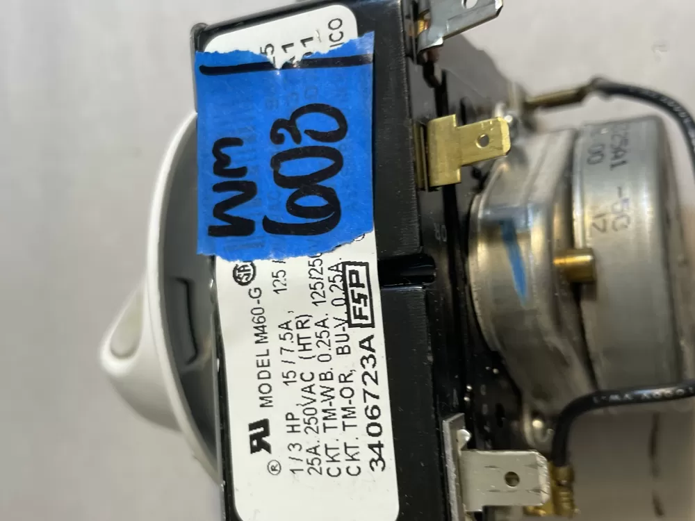 Whirlpool 3406723A 4433735 AP6008572 PS11741712 Dryer Timer AZ194439 | Wm603