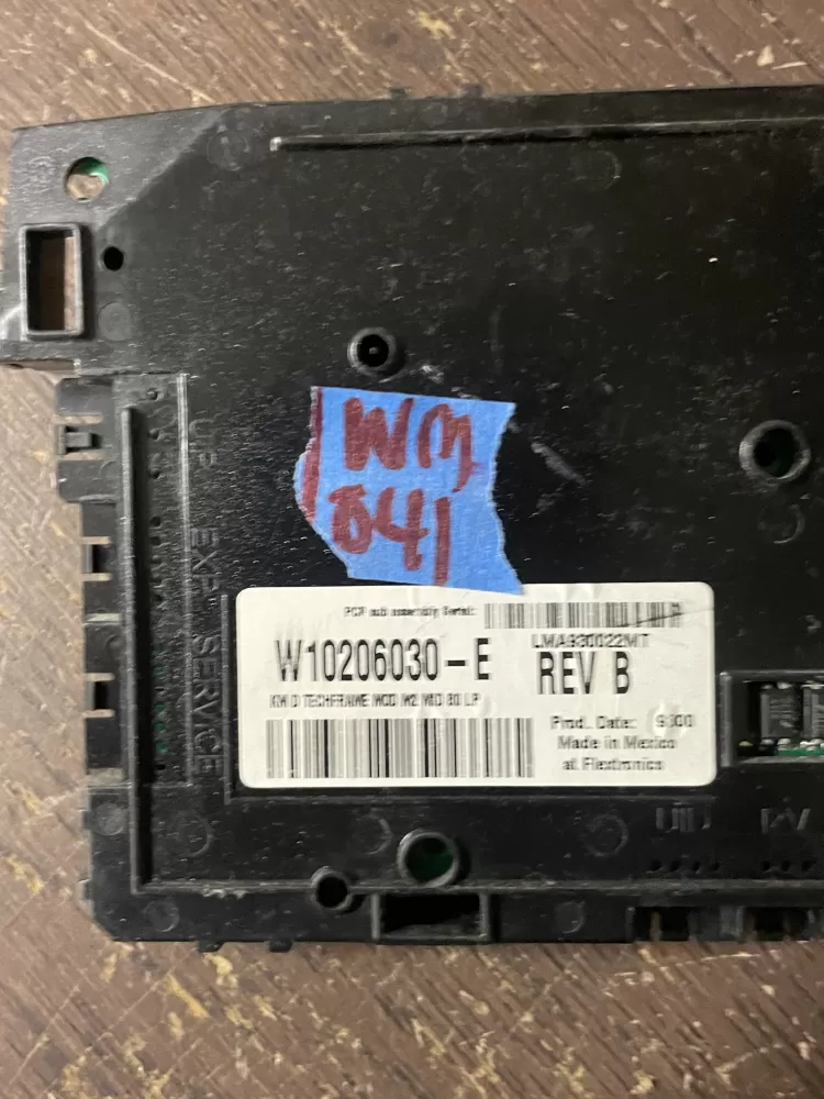 Whirlpool W10206030 AP4568396 Dryer Interface Control Board AZ48463 | Wm841