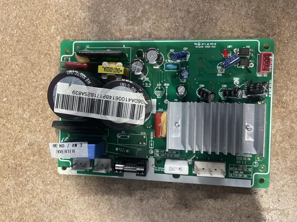 Samsung DA41-00585A DA41-00614B Refrigerator Control Board Inverter