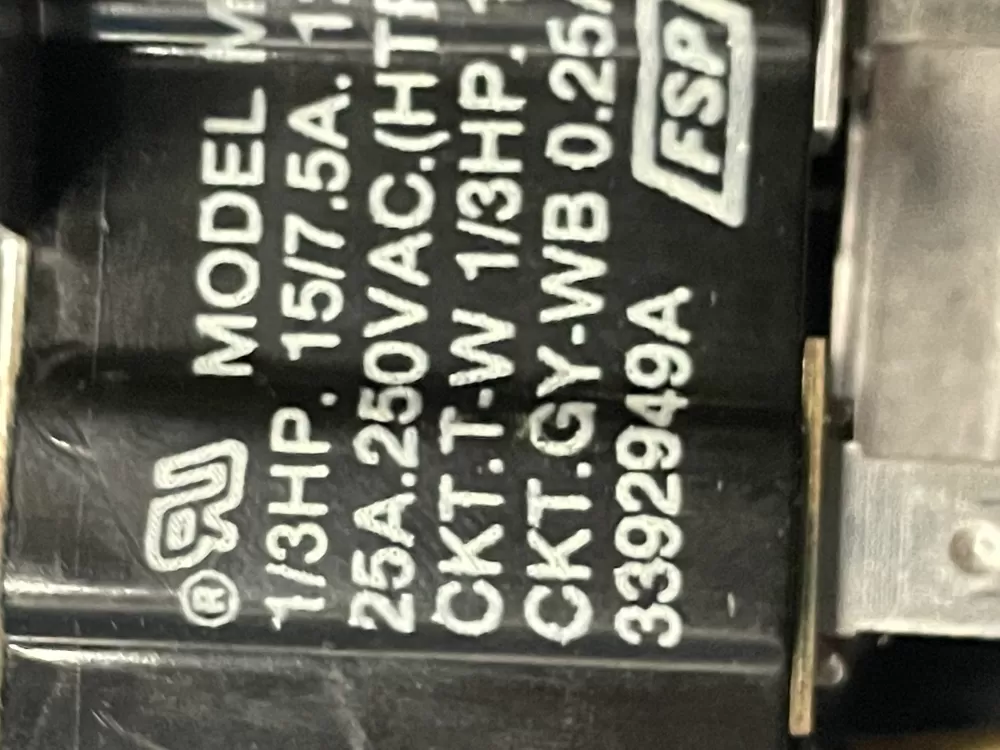 Whirlpool 3392949A M460 3392949 WP3392949 Dryer Timer  AZ7552 | WM1601